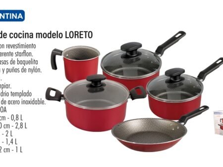 Batería de cocina modelo loreto