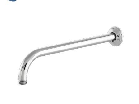 Brazo y chapetón para regadera cromado 40cm