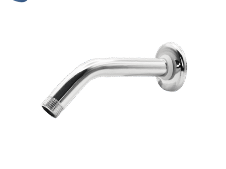 Brazo y chapetón para regadera 14cm