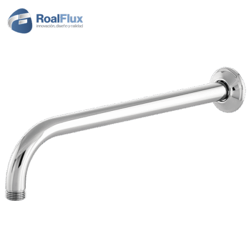 Brazo y chapetón para regadera cromado 50cm
