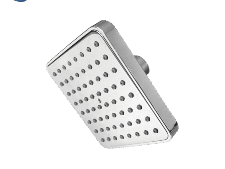 Regadera cuadrada de abs 4″ con chupones antisarro