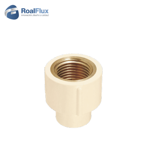 Adaptador hembra con inserto de latón 1/2″